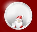 Merry Christmas Santa Claus Badge