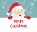 Merry christmas, santa claus Royalty Free Stock Photo