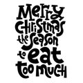 AntiChristmas lettering quotes