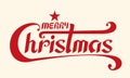 Merry Christmas text, Lettering design card template, Handwriting Alphabets. Hand Drawn Fonts.