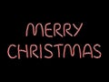 Merry Christmas title Royalty Free Stock Photo