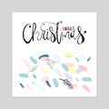 Merry Christmas Unusual Trendy Cards