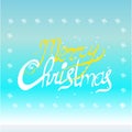 Merry Christmas vector text Calligraphic Lettering design card template.nCreative typography for Holiday Greeting Gift Royalty Free Stock Photo
