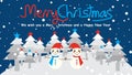 Merry christmas video template horizontal Royalty Free Stock Photo