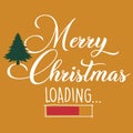Merry christmas for wall decals, wall sticker - Vector