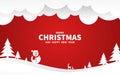 Merry christmas wallpaper design EPS 10 Royalty Free Stock Photo