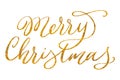 Merry Christmas on white background.