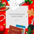 Merry Christmas wish list, letter for Santa Claus Royalty Free Stock Photo