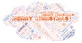 Merry Christmas word cloud - Merry Christmas on English language and other different languages