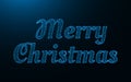 Merry Christmas words template Royalty Free Stock Photo