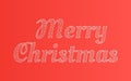 Merry Christmas words template Royalty Free Stock Photo