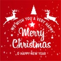 Merry cristmas background and frame collection Royalty Free Stock Photo