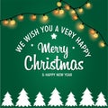 Merry cristmas background and frame collection Royalty Free Stock Photo