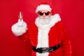 Merry festive holly fairy newyear Santa congratulates best wishe