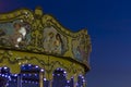 Merry-go-round Carousel at dusk