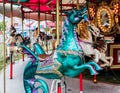 Merry go Round Horse and Dragon Royalty Free Stock Photo