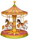 A Merry-go-round Horse Ride