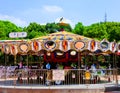 Merry-go-round inside Shanghai park