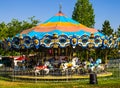 Merry Go Round At Local County Fair Royalty Free Stock Photo