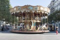 Merry go round in Marseille, France