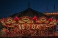 Merry Go Round Night Time Royalty Free Stock Photo