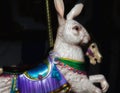 Merry Go Round Rabbit and Horse Royalty Free Stock Photo