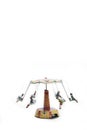 Merry go round toy in action Royalty Free Stock Photo