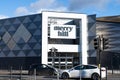 Merry Hill Shopping centre exterior signage in Brierley Hill in the UK