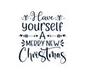 Merry New Christmas Svg quotes, png, eps, Christmas Quotes, Winter SVG
