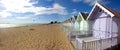 Mersea beach huts Royalty Free Stock Photo