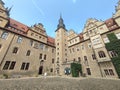 Merseburg Schloss (Castle) - GermanyThe castle has been rebuilt many times since then.The ancient Gothic walls Royalty Free Stock Photo