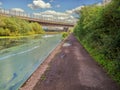 Mersey Gateway Bridge at Widnes Royalty Free Stock Photo