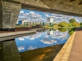 Mersey Gateway Bridge at Widnes Royalty Free Stock Photo