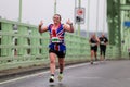 Merseyside, England - 5th June 2022 - Runners dress up to celebrate the Jubilee weekend