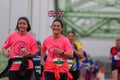 Merseyside, England - 5th June 2022 - Runners dress up to celebrate the Jubilee weekend