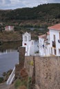 Mertola street over with guadiana in background