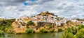 Mertola above the Guadiana River in Portugal