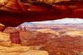 Mesa Arch, Canyonlands National Park near Moab, Utah, USA Royalty Free Stock Photo