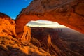 Mesa Arch in Canyonlands National Park near Moab, Utah, USA Royalty Free Stock Photo