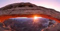 Mesa Arch of Canyonlands National Park Royalty Free Stock Photo