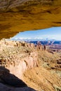 Mesa Arch, Canyonlands National Park, Utah, USA Royalty Free Stock Photo