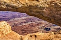 Mesa Arch Rock Canyonlands National Park Moab Utah Royalty Free Stock Photo