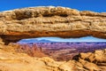 Mesa Arch Rock Canyonlands National Park Moab Utah Royalty Free Stock Photo