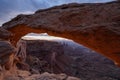 Mesa Arch sunrise, Canyonlands national park, Utah Royalty Free Stock Photo