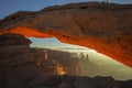 Mesa Arch Sunrise Royalty Free Stock Photo