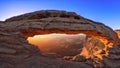 Mesa Arch Sunrise Royalty Free Stock Photo