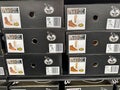Display of Georgia Boot work boots in boxes at a retail store Royalty Free Stock Photo
