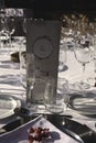 Mesa de bodas y banquetes Royalty Free Stock Photo