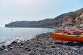 Mesa Pigadia beach, Akrotiri, Santorini, Greece Royalty Free Stock Photo