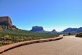 Mesa plateau overlook Royalty Free Stock Photo